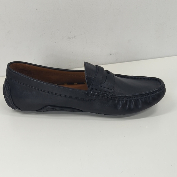 Polo Ralph Lauren Men\'s Anders Penny Driving Style Loafer in Black Size 10 main image 4
